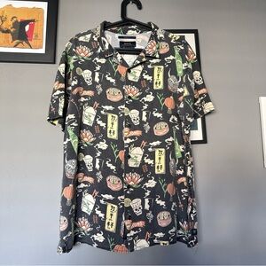 Roark Jamie Thomas Capsule Noodle House Dim Sum Short Sleeved Shirt Size L